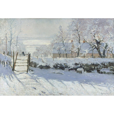 Tableau Pie Dans La Neige
